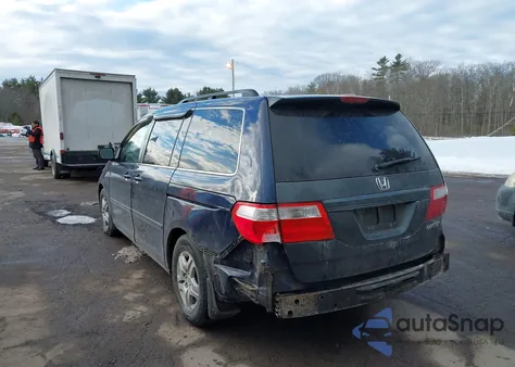 2007 Honda Odyssey Ex-L z USA, uszkodzony, nr VIN 5FNRL38797B077530